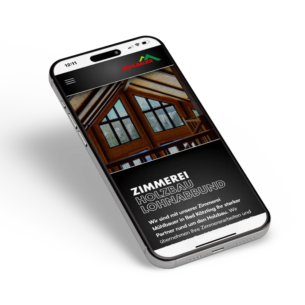 Umsetzung aller Websiten auch im beliebten responsive Format für Smartphones und Tablets.